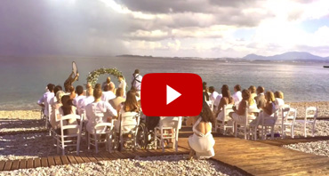 Piedra del mar Wedding ceremony